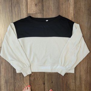 Cropped Light Weight  Sweat Shirt